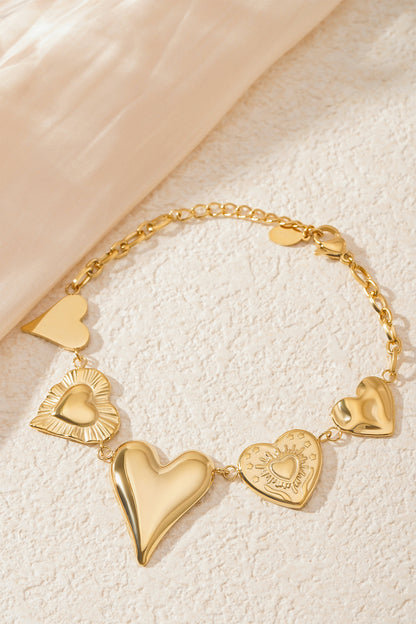 Armband „Gib mir all deine Liebe“ – Farbe Silber