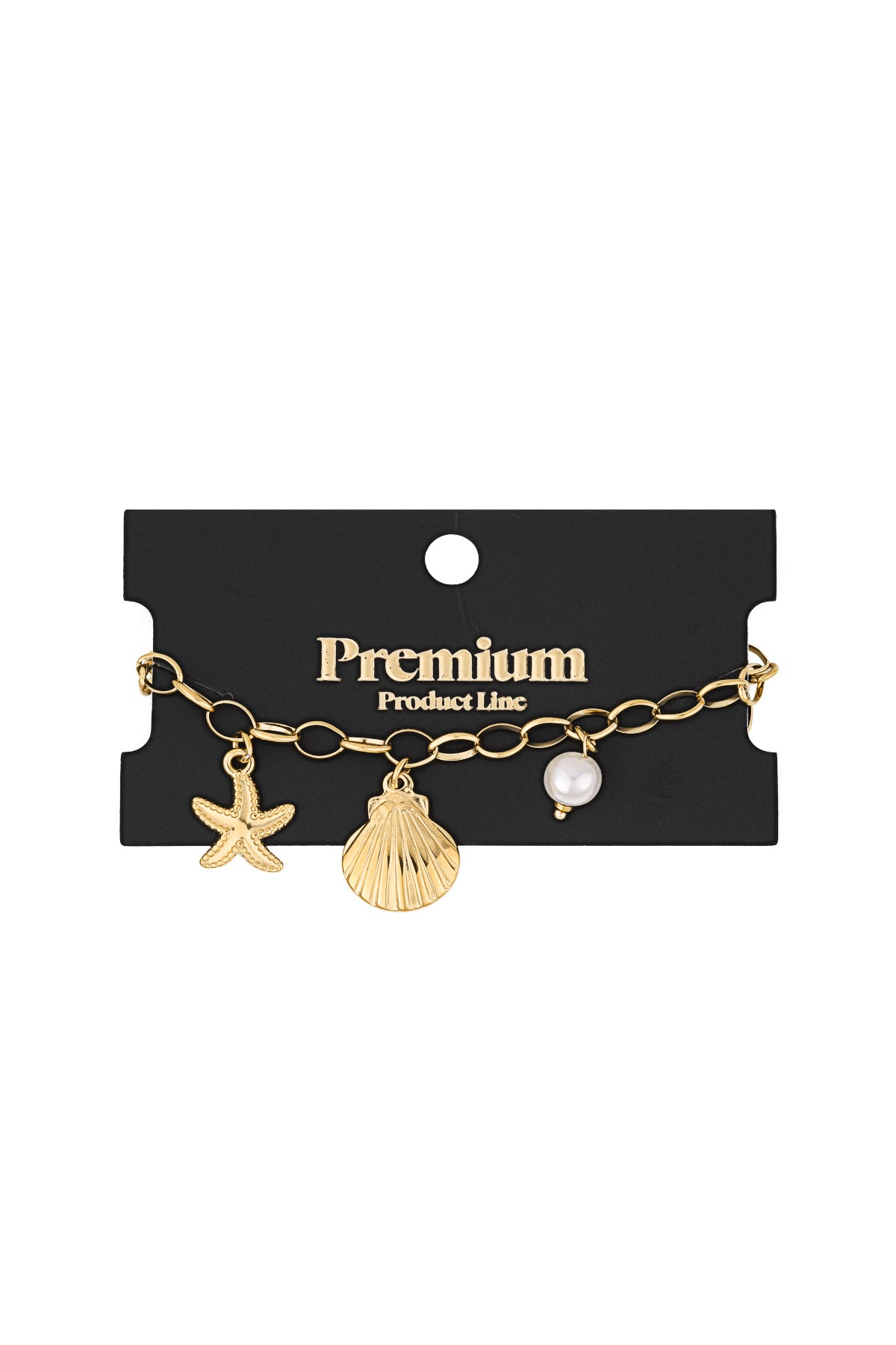 beach vibe armband - silberfarben