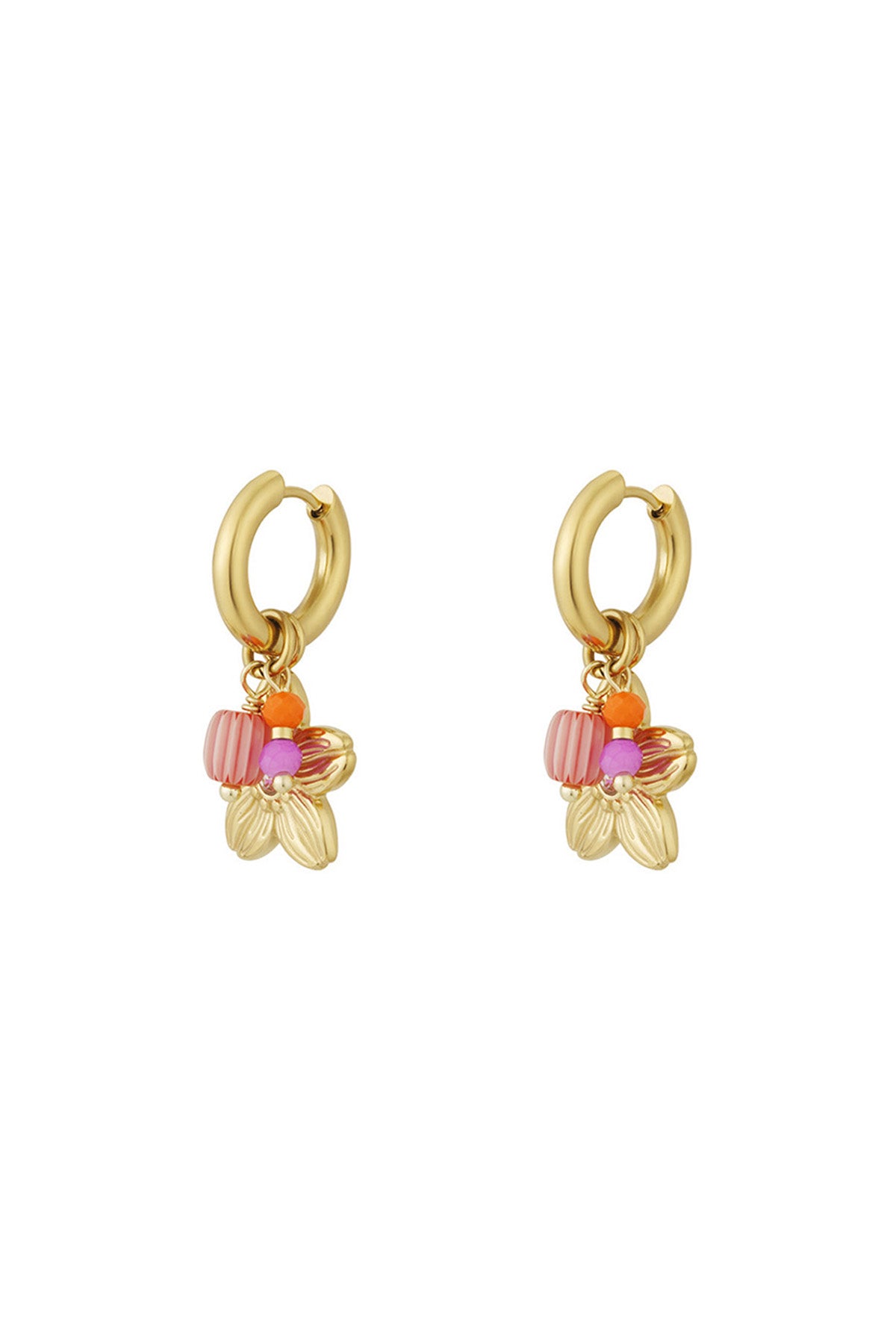Damen Creolen Bloom | Edelstahl 304S | Goldfarbe