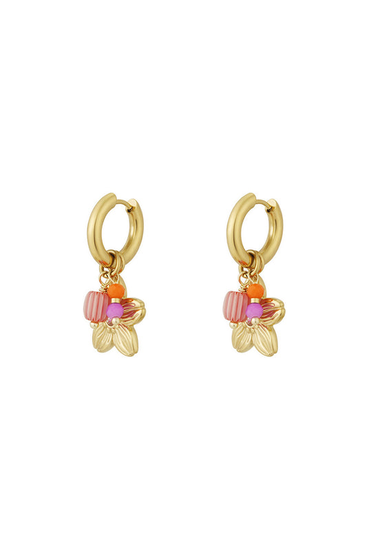 Damen Creolen Bloom | Edelstahl 304S | Goldfarbe
