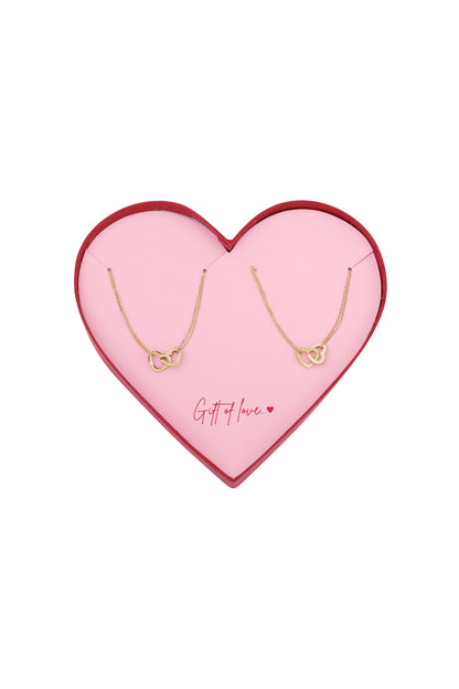 Geschenk der Liebe Edelstahlarmbänder - Goldfarben
