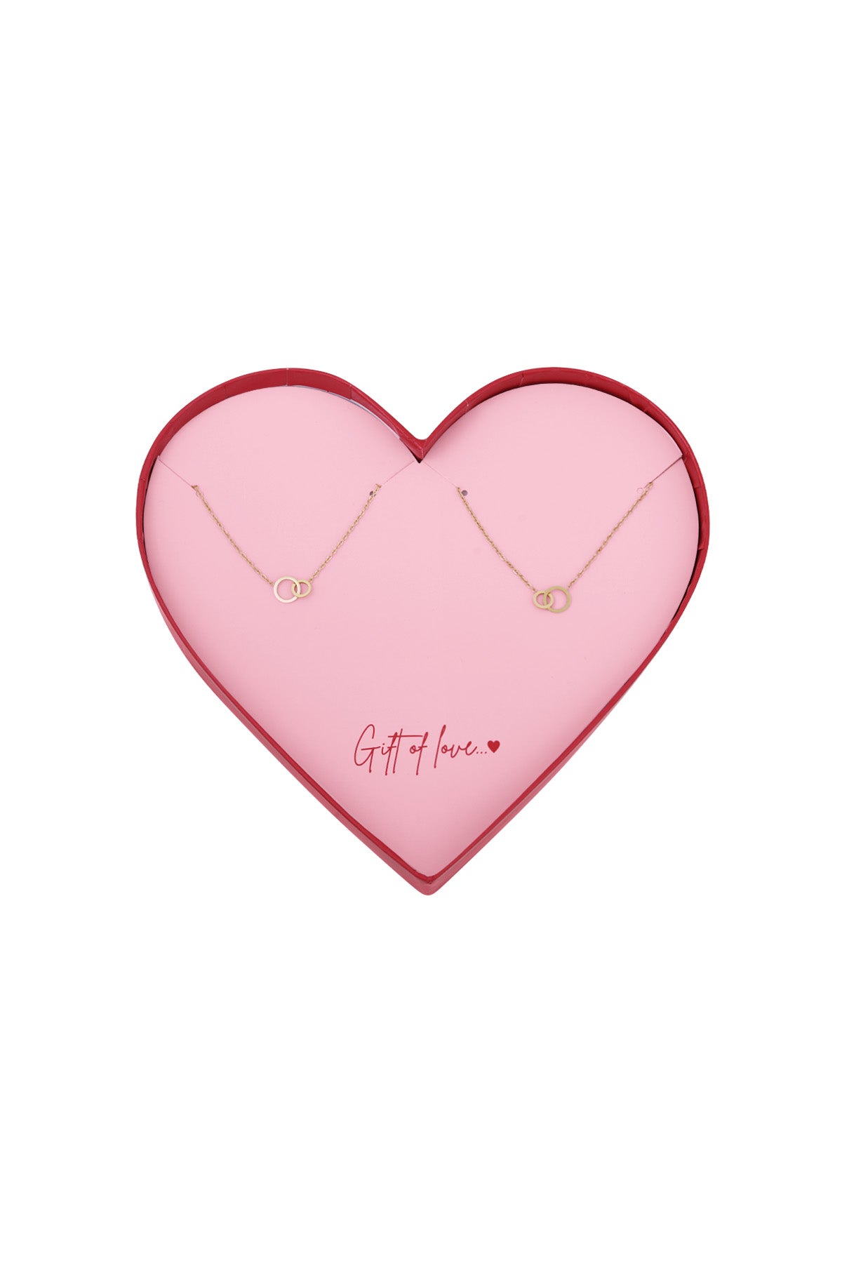 Geschenk der Liebe Unendlichkeitsarmbänder aus Edelstahl – Goldfarben