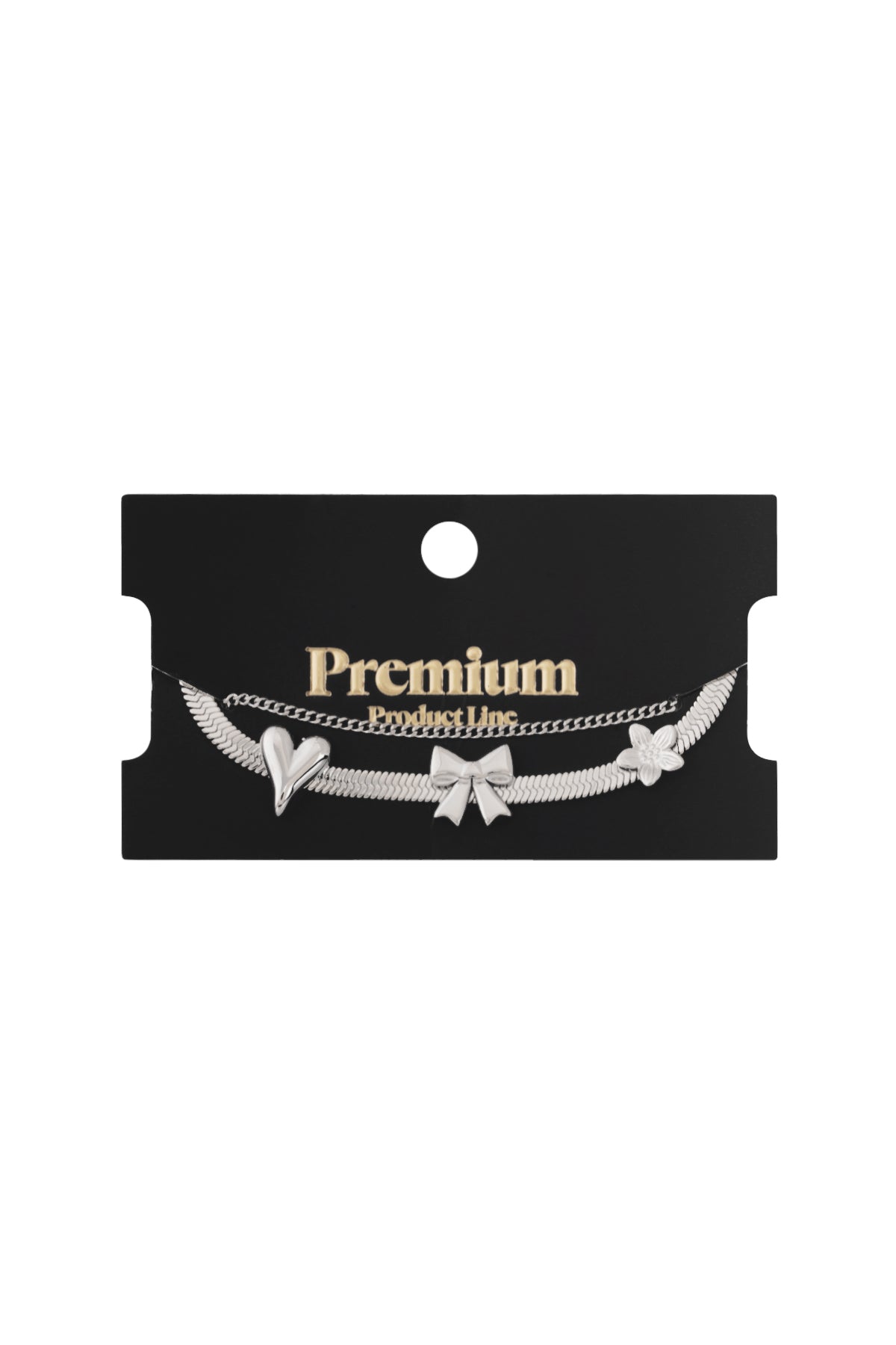 sommerliebe-armband - silberfarben