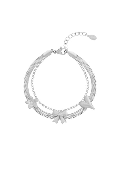 Sommerliebe-Armband - Silberfarben