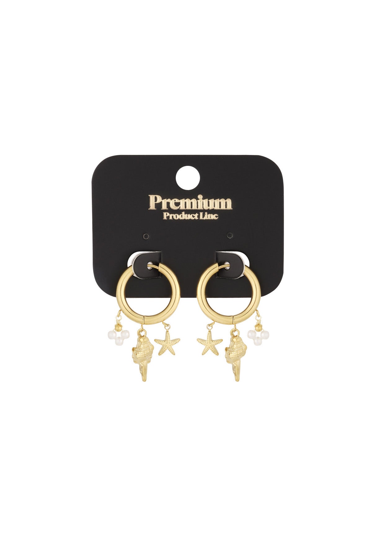 Damen Ohrringe Meeresleben Marine | Edelstahl | Gold & Silber
