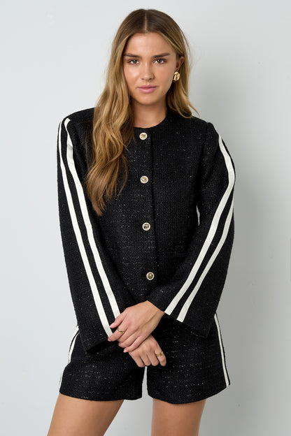 Damen Jacke Plaid Elegant | Polyester | Mehrfarbig