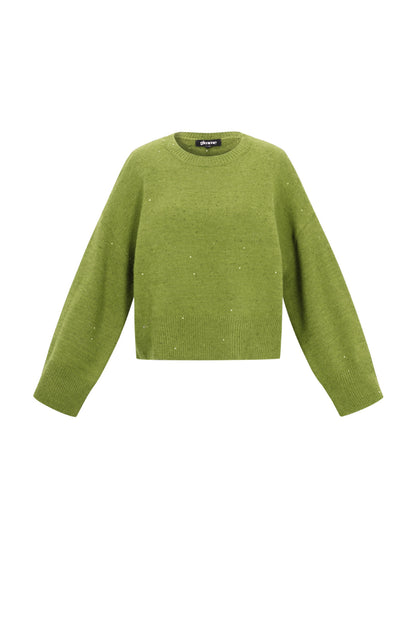 Damen Strickpullover Warm Gehobener | Polyester | Mehrfarbig