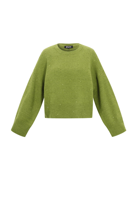 Damen Strickpullover Warm Gehobener | Polyester | Mehrfarbig
