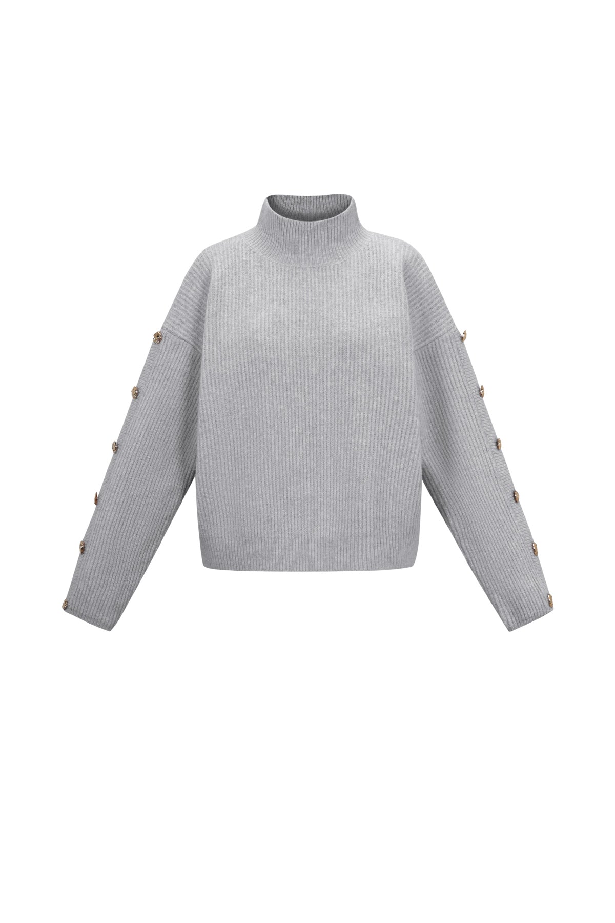 damen rollkragenpullover glamourös | polyester | mehrfarbig