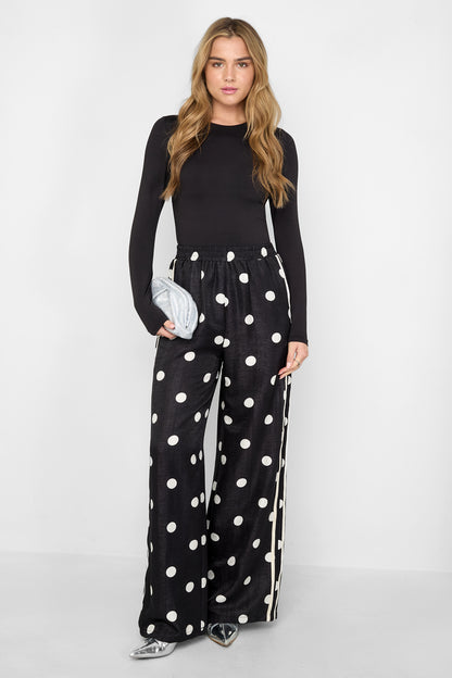 Damen Hose Lyla Polkadot | Polyester | Mehrfarbig
