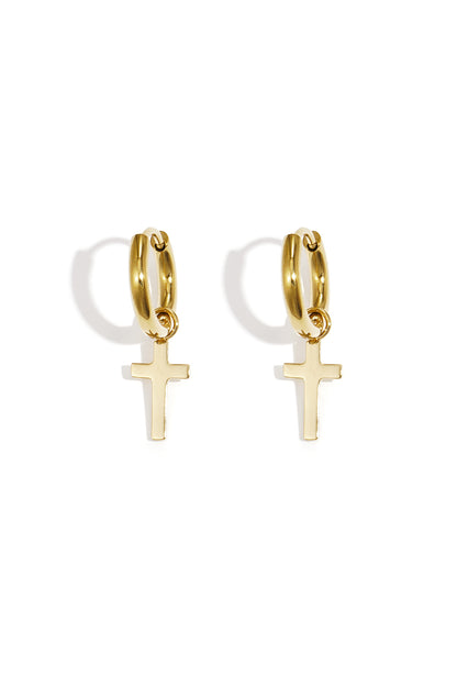 Damen Ohrringe Faith | Edelstahl | Gold & Silber