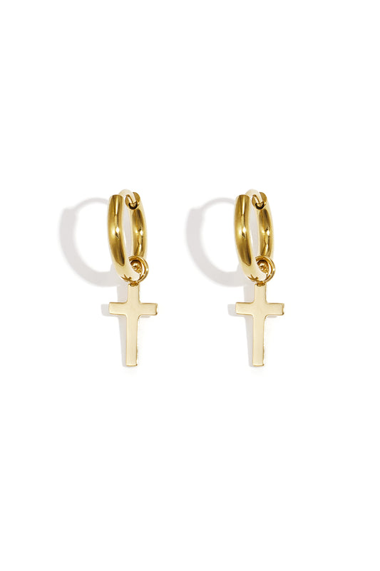 Damen Ohrringe Faith | Edelstahl | Gold & Silber