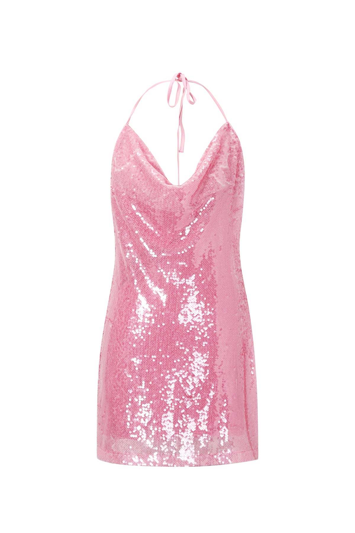 Paillettenkleid mit Wasserfall-Effekt