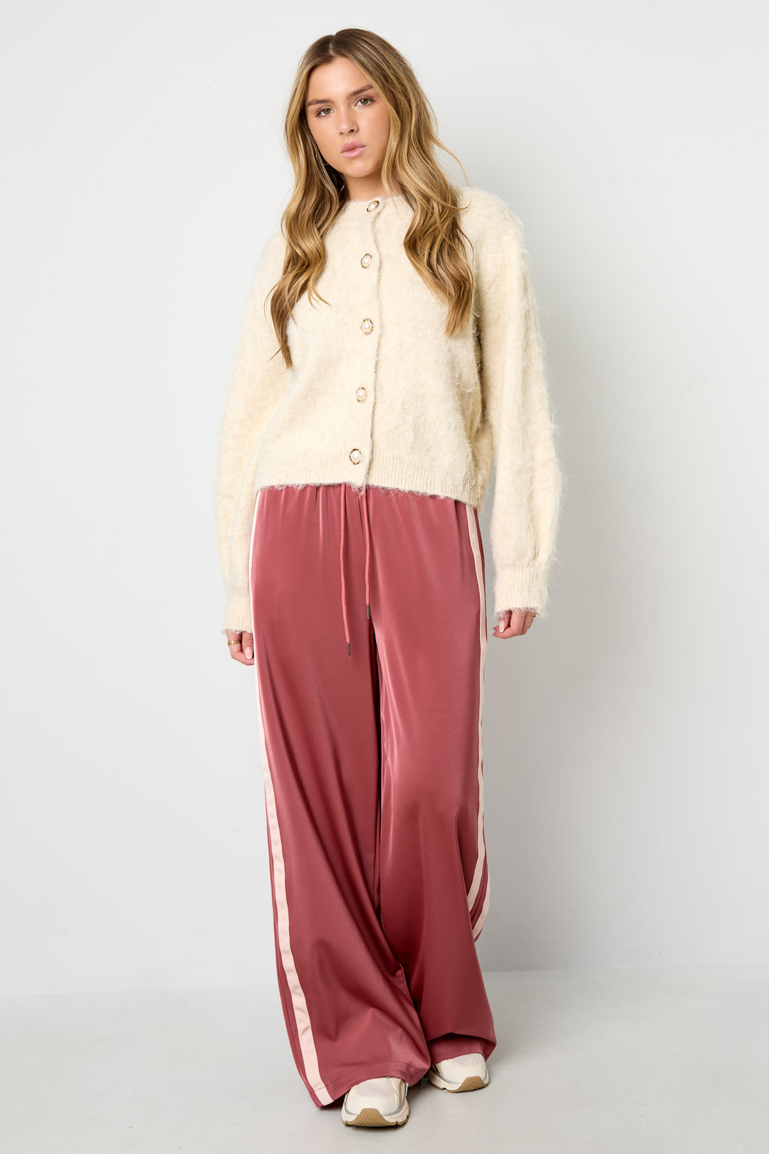 damen hose lela streifen | polyester | mehrfarbig