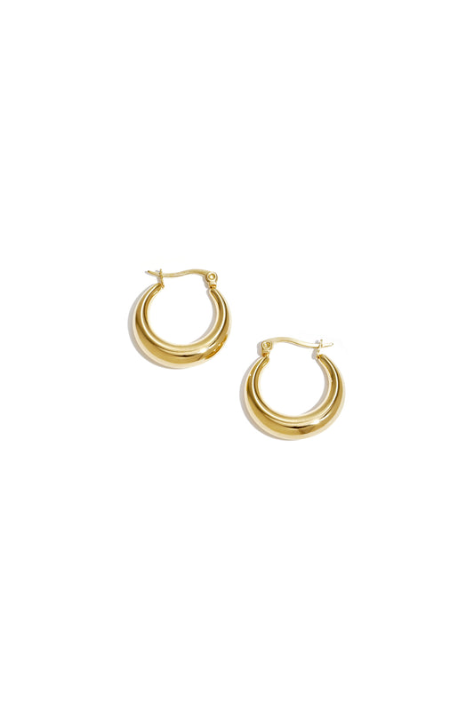 Damen Ohrringe Kreisform | Edelstahl | Gold & Silber