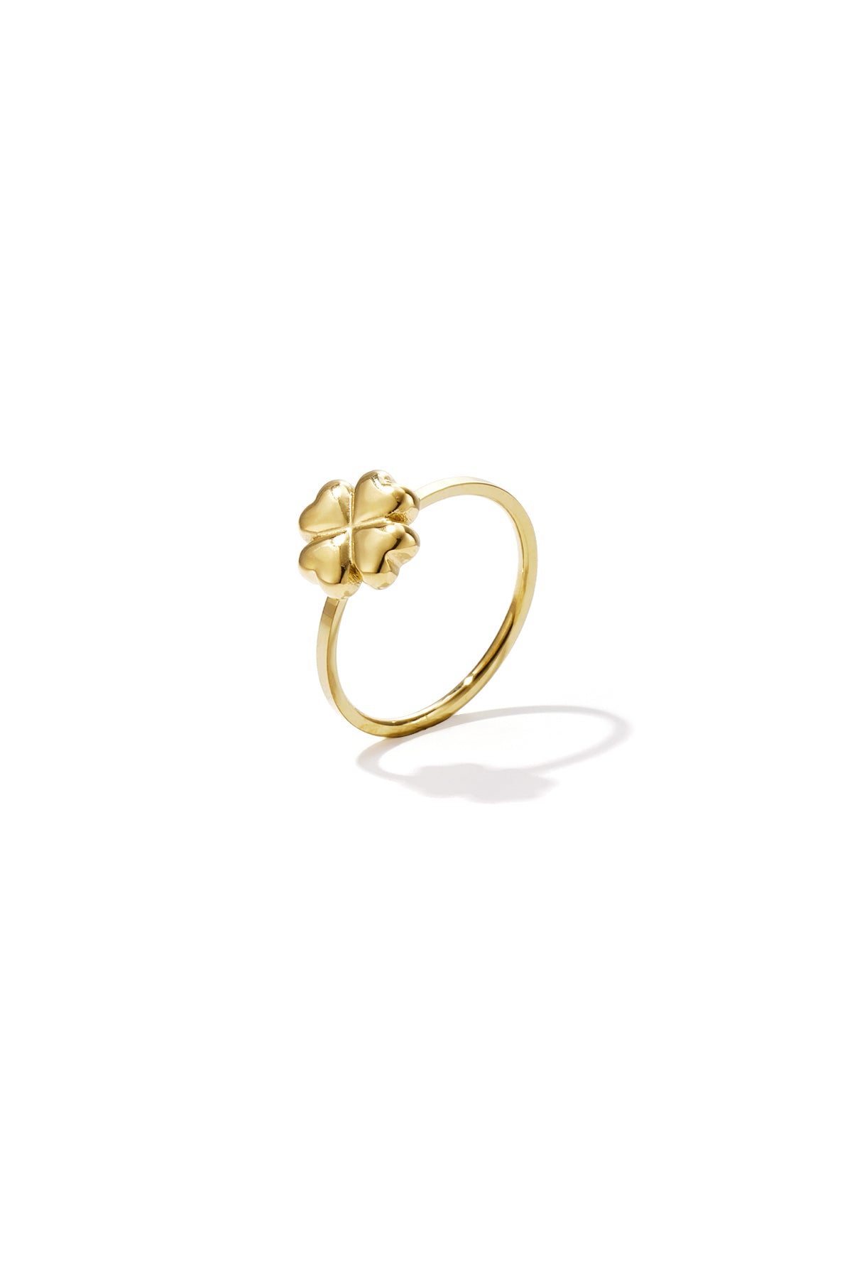minimalistischer klee-ring