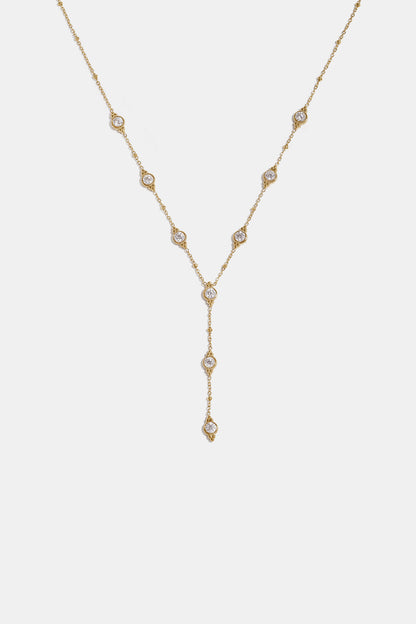 Halsketten mit Anhänger aus Edelstahl, geometrische Form, lässig-schlichte Serie, Damenschmuck