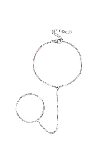 Handkette mit Streifenmuster