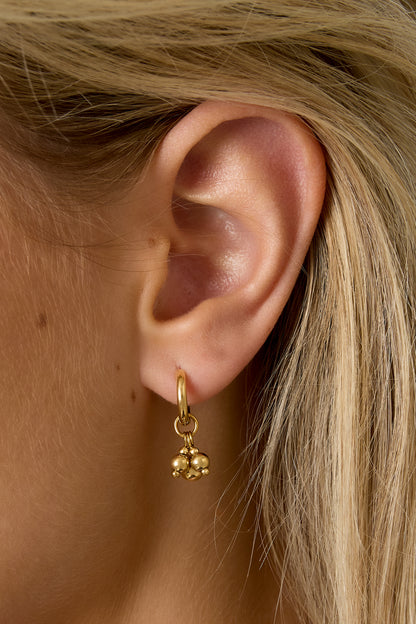 Damen Tropfenohrringe Schlicht | Edelstahl | Gold & Silber