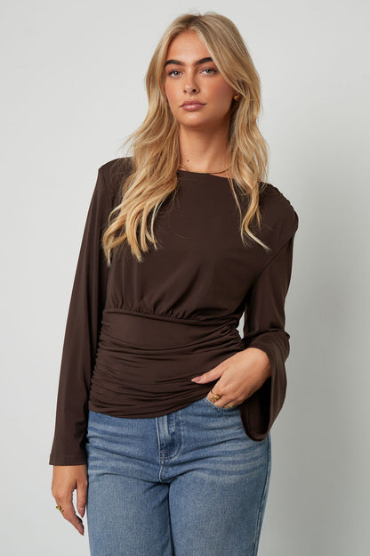 Damen Langarmshirt Einfarbig | Polyester | Mehrfarbig