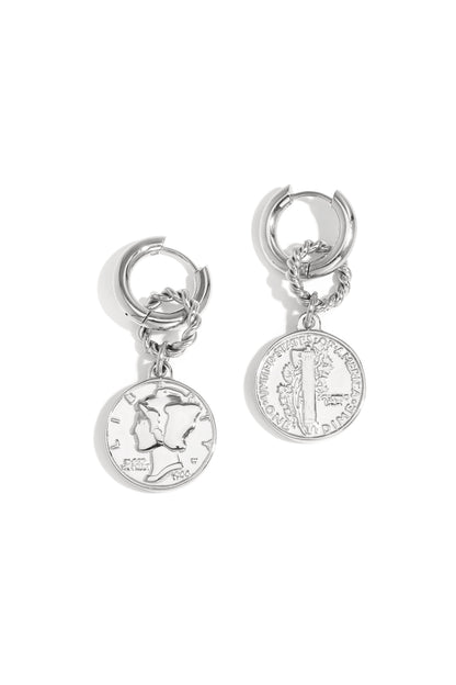 Damen Ohrhänger Figur-Tropfen | Edelstahl 304S | Gold & Silber