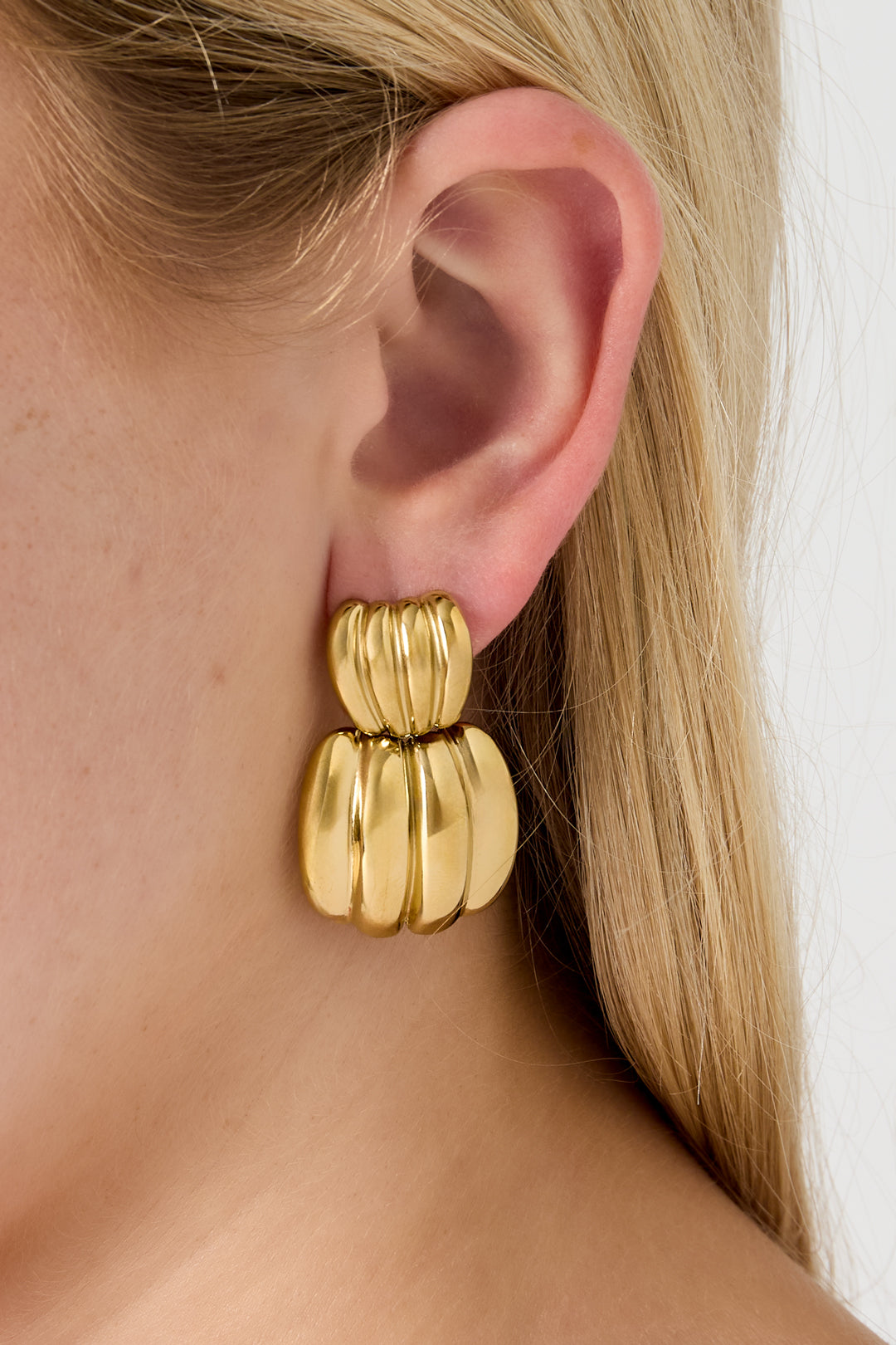 damen ohrstecker geometrisch edel | edelstahl | gold & silber