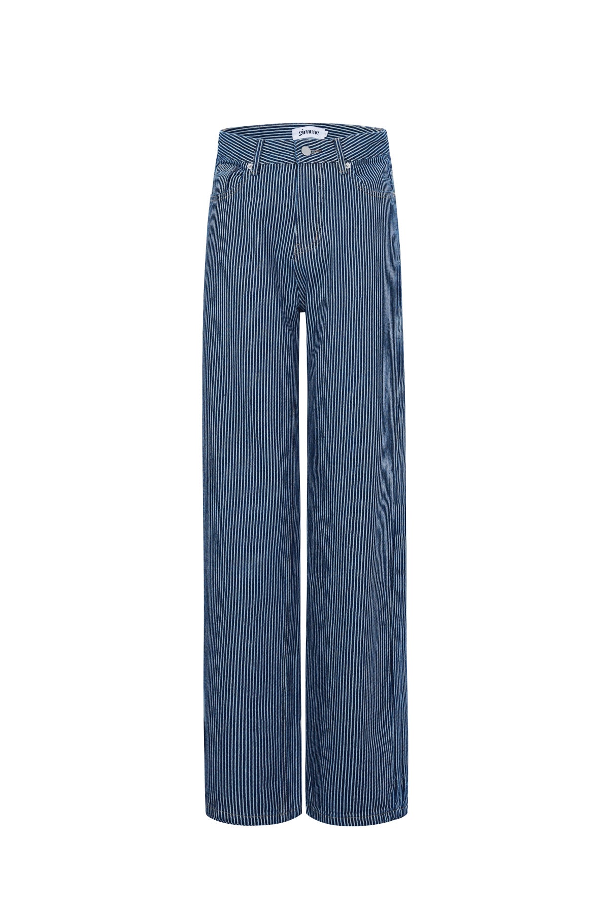 Damen Hose Streifen Baumwolle | Baumwolle | Blau