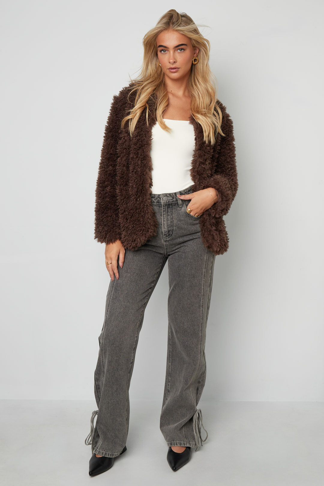 Damen Jacke Einfarbig Elegant | Polyester | Mehrfarbig