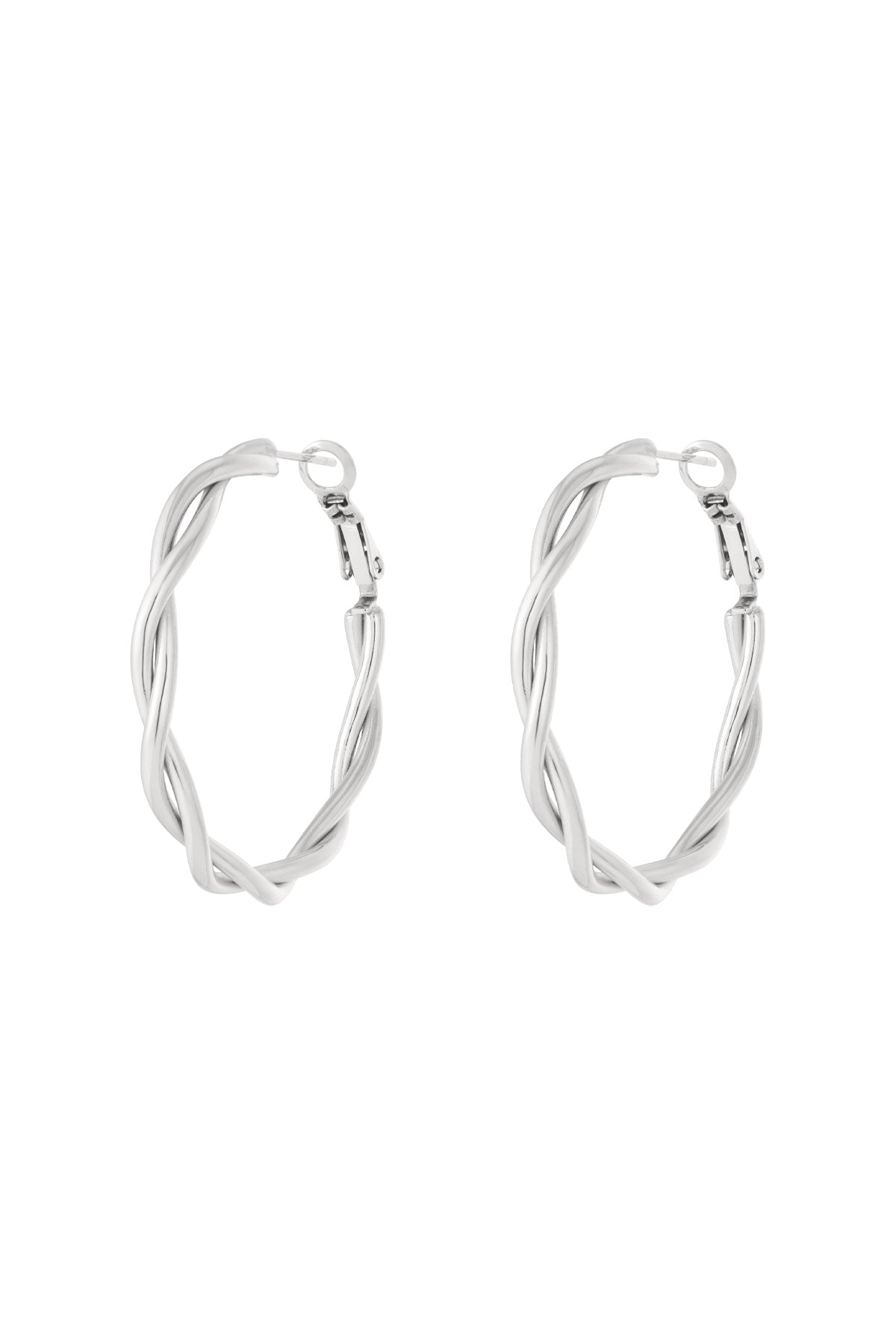 damen creolen kreis | edelstahl | gold & silber