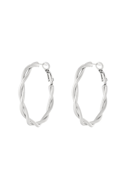 Damen Creolen Kreis | Edelstahl | Gold & Silber