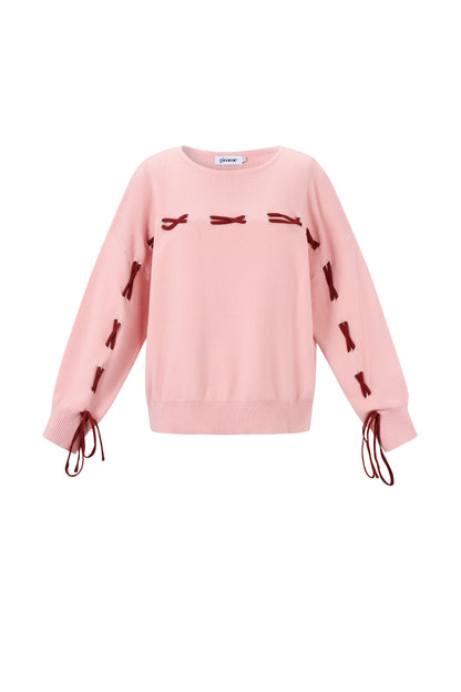 Damen Pullover Viskose Farbkontrast | Viskose | Mehrfarbig