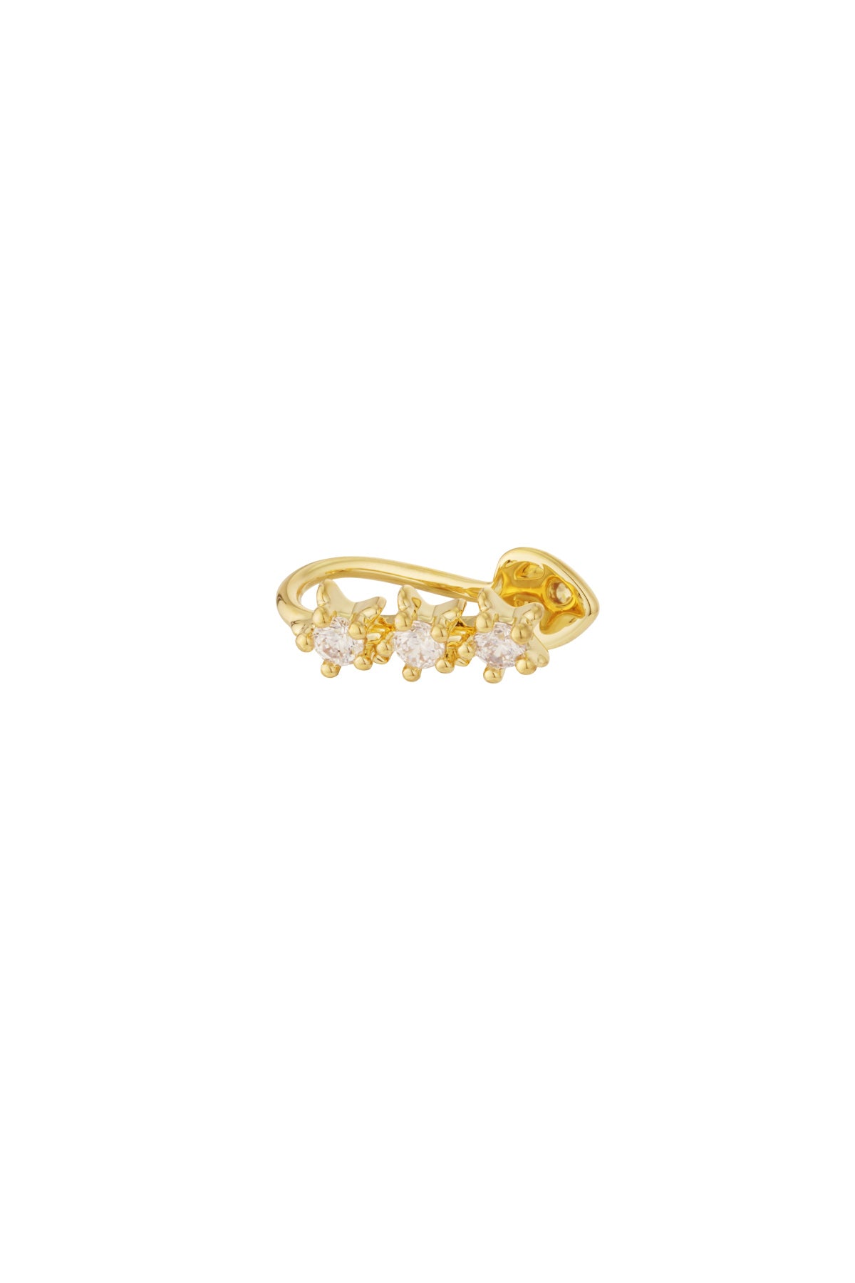 damen ear cuff & nasenmanschette sternenhimmel zirkon | kupfer | goldfarbe & silberfarbe