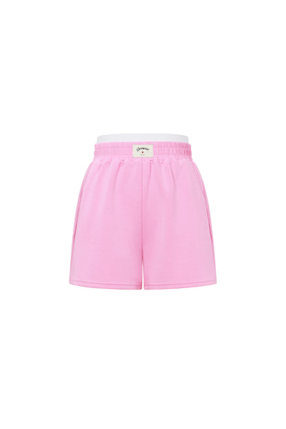 Damen Shorts Gestrickt Elegant | Polyester | Dunkelbraun