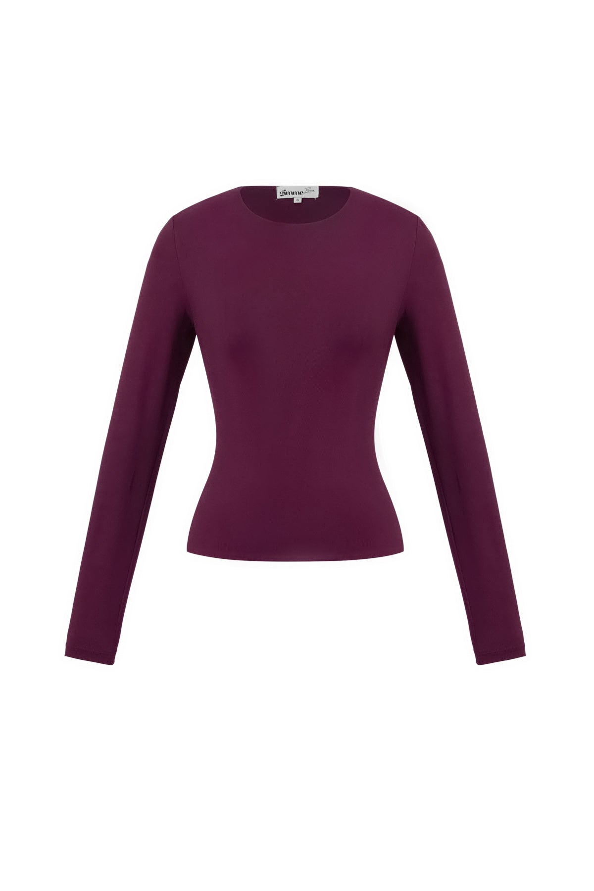 damen langarmshirt strick nylon purpur | nylon | mehrfarbig