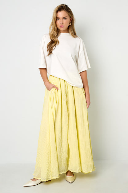 Damen Maxirock Frühling Sommer | Polyester | Mehrfarbig