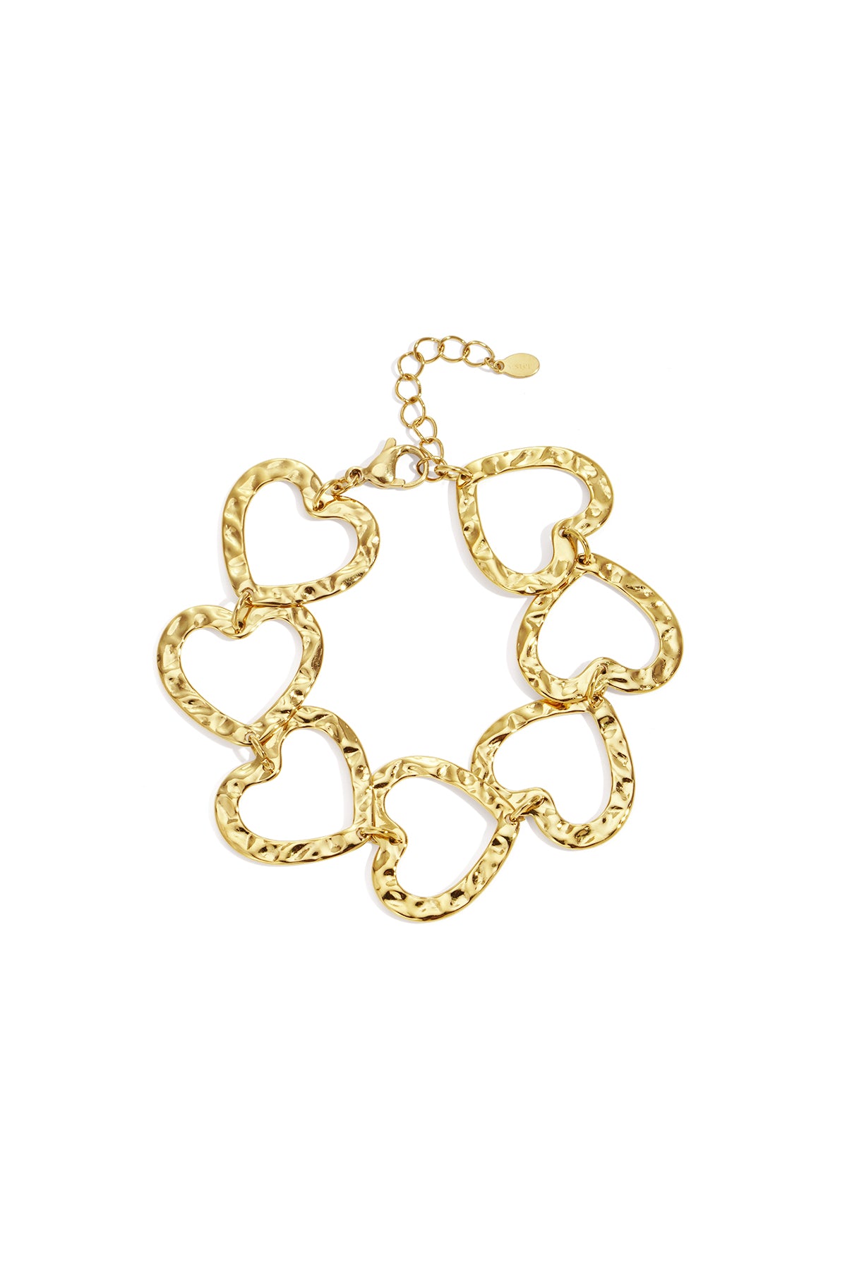 damen armband kette herz | edelstahl | gold- und silberfarbe