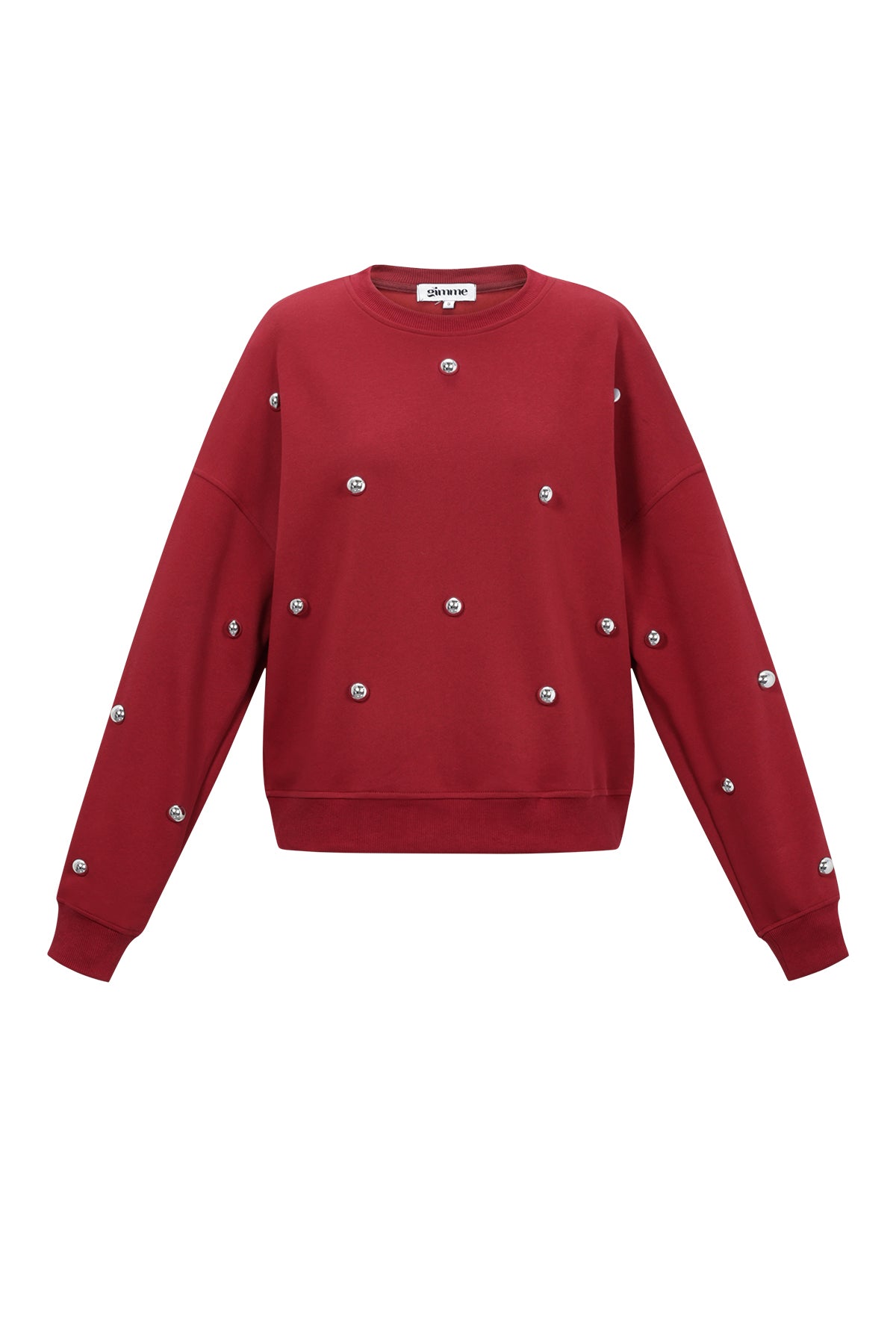 damen pullover tupfen | baumwolle | mehrfarbig