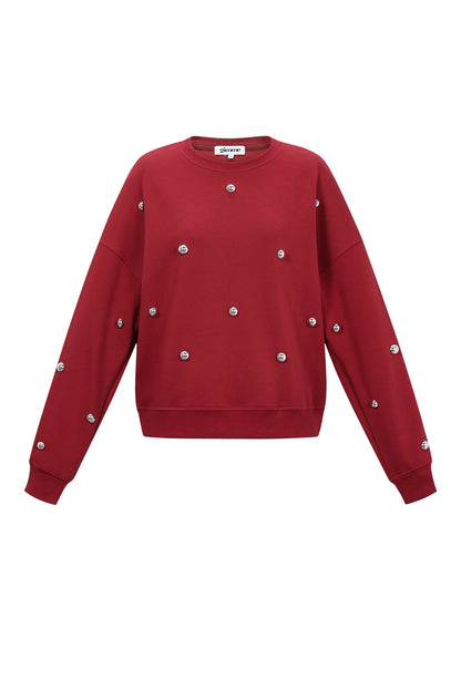 Damen Pullover Tupfen | Baumwolle | Mehrfarbig