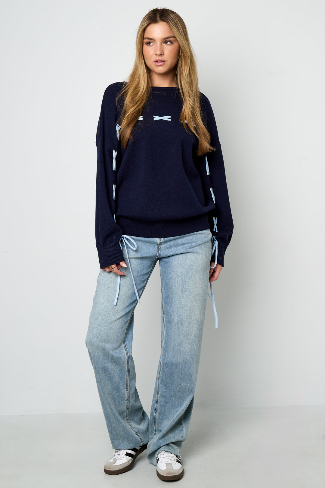 Damen Pullover Viskose Farbkontrast | Viskose | Mehrfarbig