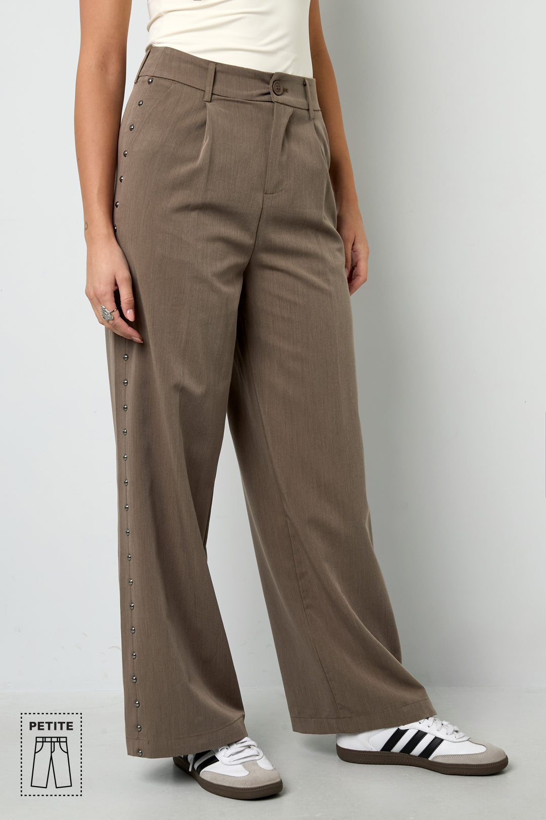 damen weithose herbst | polyester | braun