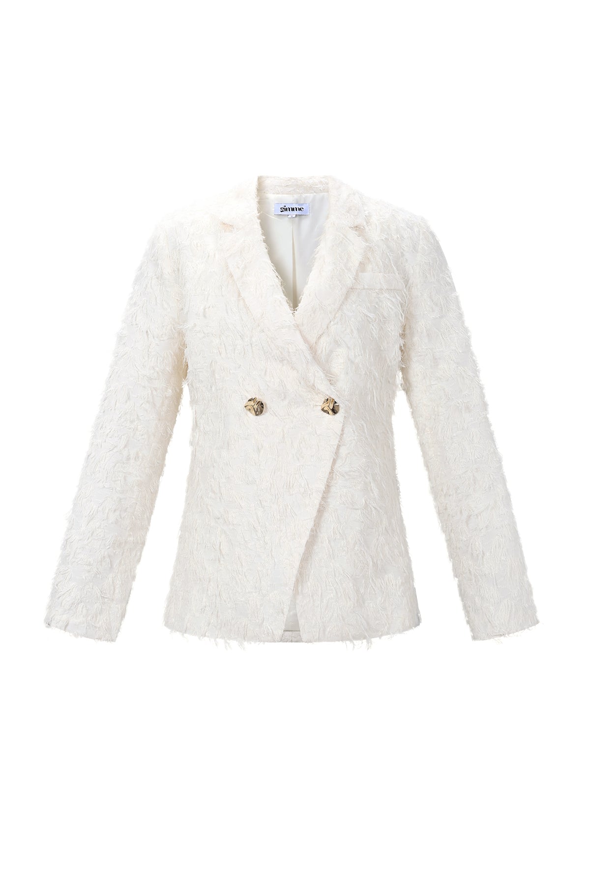 damen blazer strukturgewebe | ganzjährig | schwarz & creme