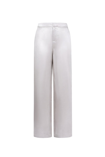 Damen Hose Lässig Uni | Polyester | Mehrfarbig