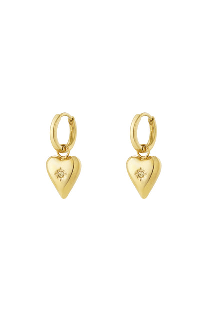 Damen Ohrringe Geburtsstein Strass 14K | Edelstahl vergoldet | Monatssteine