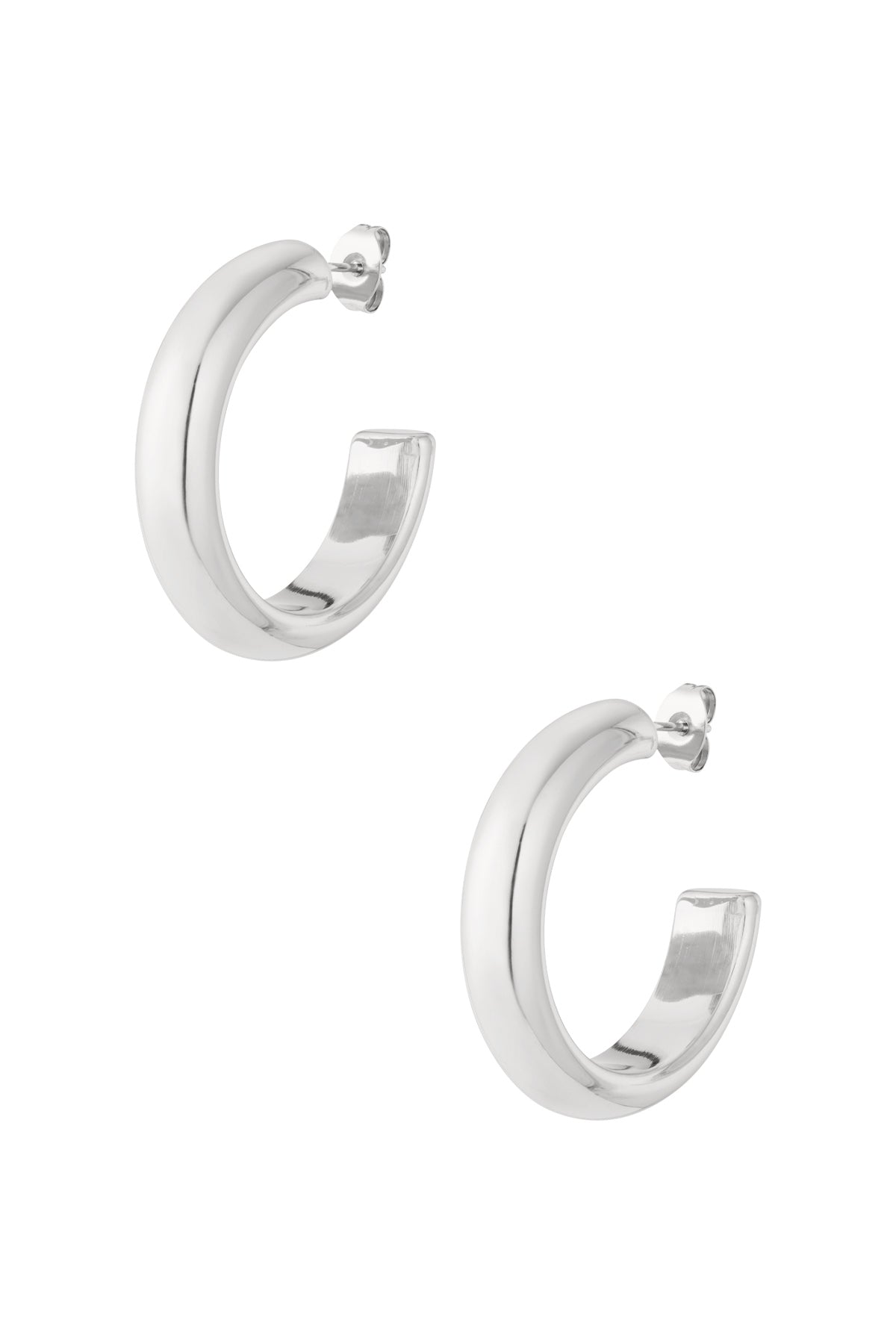 Damen Creolen Bold | Edelstahl | Gold & Silber