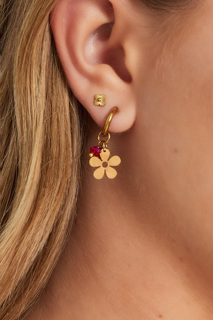 Damen Ohrstecker Blüten-Klee | Edelstahl | Gold & Silber