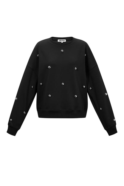 Damen Pullover Tupfen | Baumwolle | Mehrfarbig