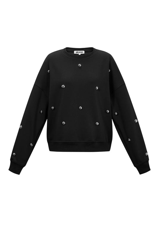 Damen Pullover Tupfen | Baumwolle | Mehrfarbig