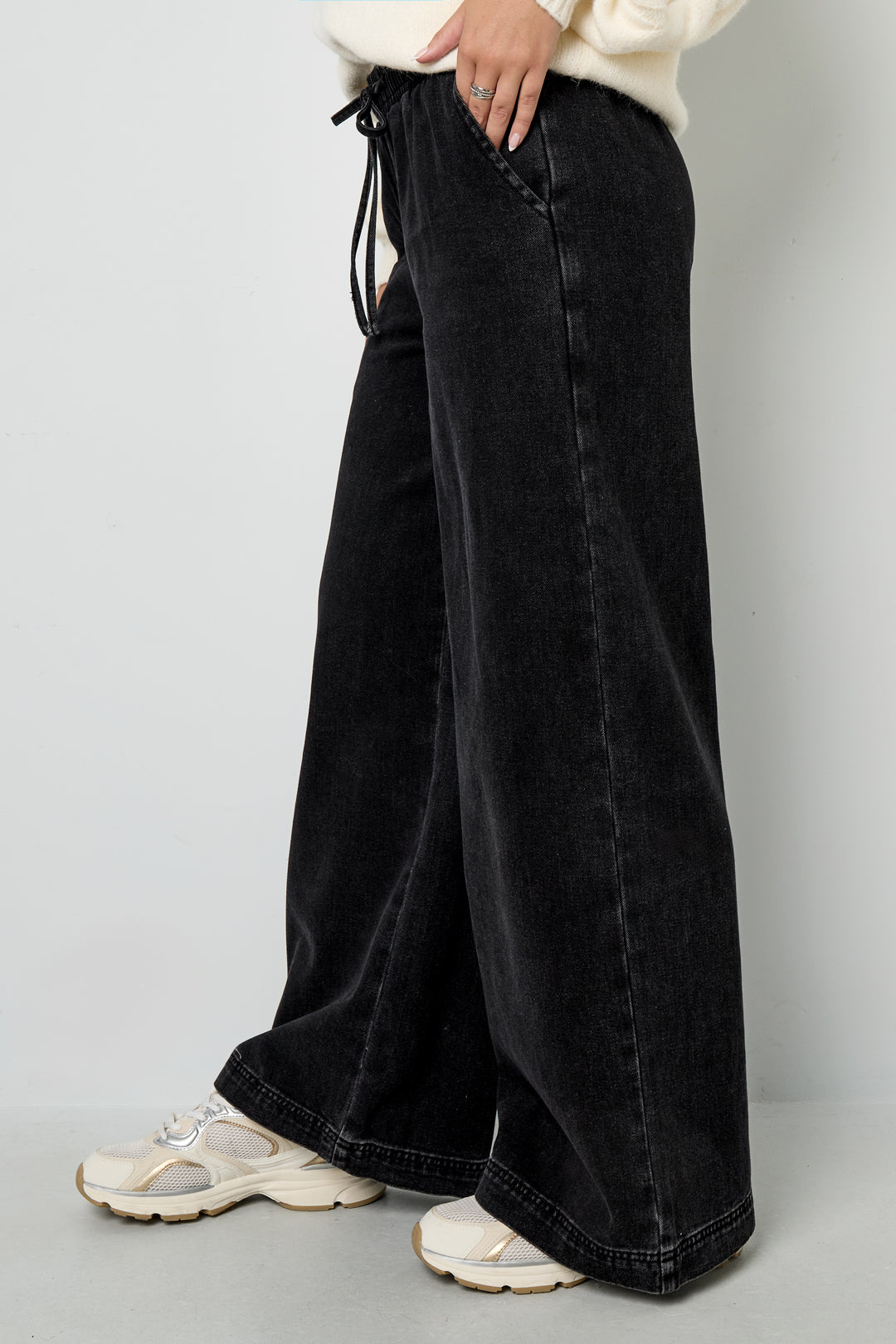 Damen Jeans Wide Leg | Baumwolle | Mehrfarbig