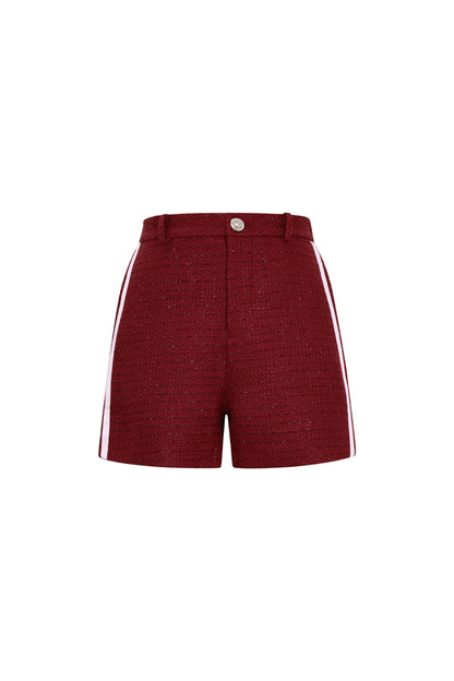 Damen Shorts Karomuster | Polyester | Mehrfarbig