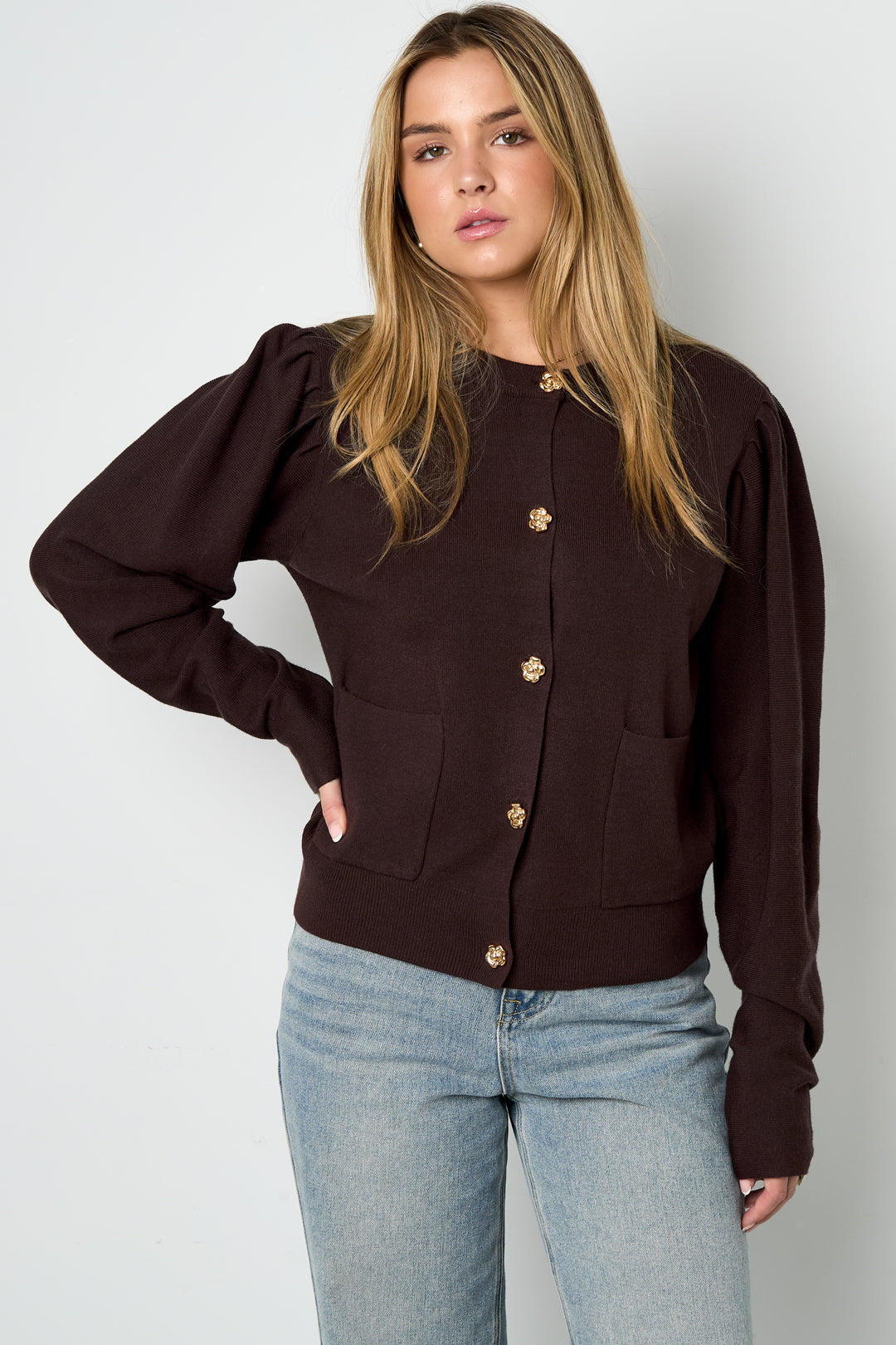 damen cardigan viskose einfarbig | viskose | mehrfarbig